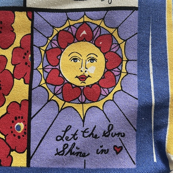 Brighton You Warm My Heart Canvas Tote with Inside Zippered Pocket, NWOT - Picture 4 of 9